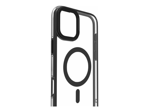 eSTUFF ES67141100, Suojus, Apple, iPhone 16, 15,5 cm (6.1"), Läpinäkyvä, musta