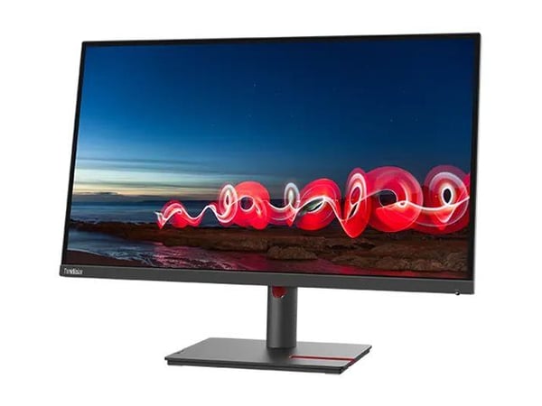 Lenovo ThinkVision T27i-30 - LED-skjerm - 27" - 1920 x 1080 Full HD (1080p) @ 60 Hz - IPS - 300 cd/m² - 1000:1 - 4 ms - HDMI, VGA, DisplayPort - svart