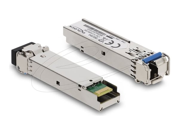 Delock - SFP-sändar/mottagarmodul (mini-GBIC) - 1GbE - över fiberoptik - 1000Base-BX - LC enkelläge - upp till 20 km - 1310 (TX) / 1550 (RX) nm Delock - SFP-sändar/mottagarmodul (mini-GBIC) - 1GbE - över fiberoptik - 1000Base-BX - LC enkelläge - upp till 20 km - 1310 (TX) / 1550 (RX) nm