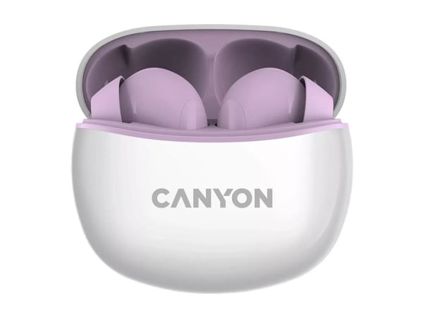 Canyon TWS-5 - Ægte trådløse øretelefoner med mik. - i øret - Bluetooth - lilla