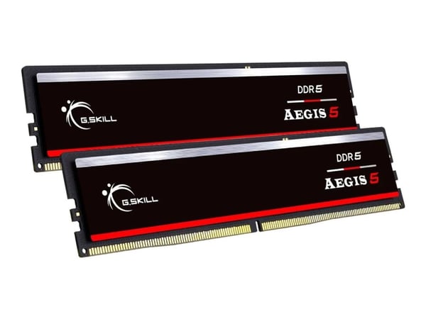 G.Skill AEGIS 5 - DDR5 - sats - 64 GB: 2 x 32 GB - DIMM 288-pin - 6000 MT/s / PC5-24000 - CL36 - 1.35 V - ej buffrad - on-die ECC