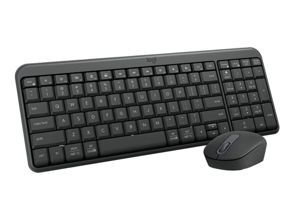 Logitech Wireless Desktop MK250 - Sats med tangentbord och mus - trådlös - Bluetooth LE