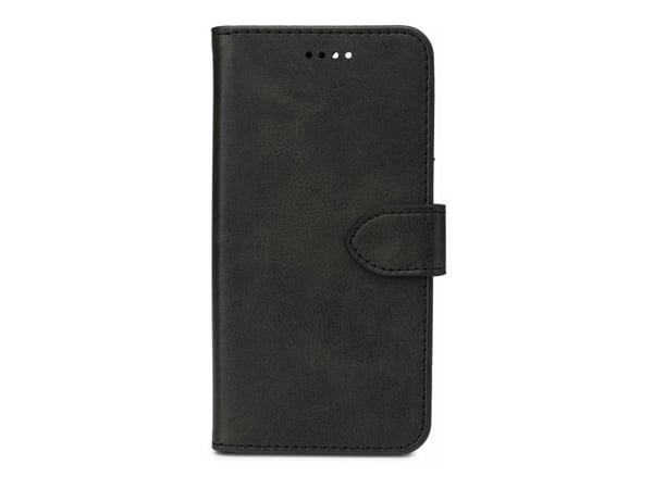 eSTUFF WALES - Lommebok for mobiltelefon - polyuretan (PU) - svart - for Apple iPhone 14