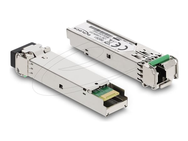 DeLOCK 86091, valokuitu, 1000 Mbps, SFP, LC, 9/125 µm, BX