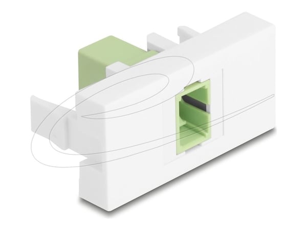 Delock Easy 45 -moduuli SC Simplex naaras SC Simplex naarasliitin limenvihreä / valkoinen