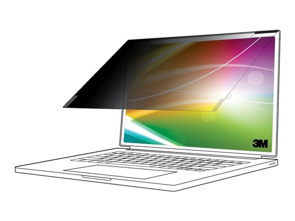 3M Bright Screen -Yksityisyyssuodatin Microsoft® Surface® Laptop 1, 2 13.5 tuumaa, 3:2, BPNMS001, 34,3 cm (13.5"), 3:2, Kannettava tietokone, Kehyk...