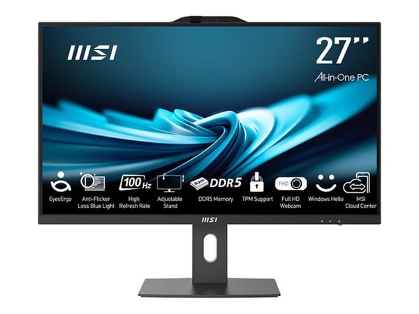 MSI PRO AP272P 14M-496EU - Allt-i-ett Core i5 i5-14400 / upp till 4.7 GHz - RAM 16 GB - SSD 512 GB - NVMe - UHD Graphics 730 - IEEE 802.11ax (Wi-Fi...