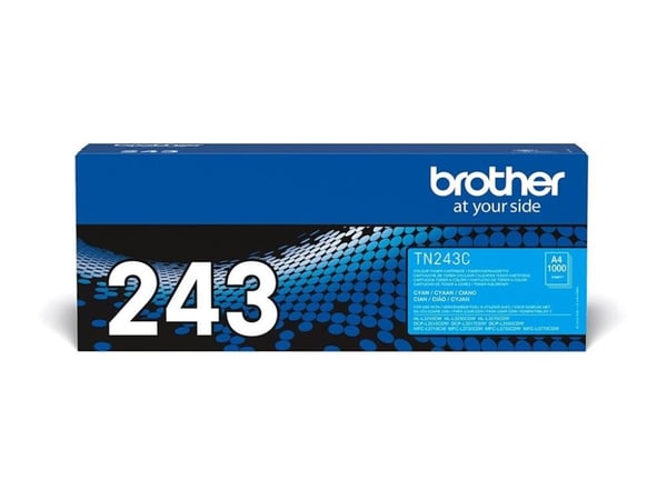 Brother TN-243C, 1000 sivua, Syaani, 1 kpl