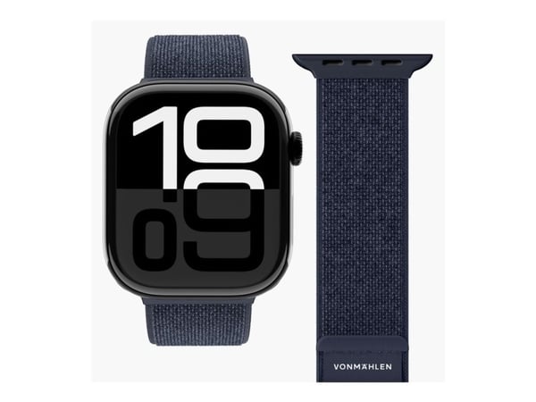 Vonmählen Fitness Loop 2 - Sløyfe for smart armbåndsur - 40/41/42 mm - marineblå - for Apple Watch Hermès Series 9, SE 3, Series 10, Series 11, Ser...