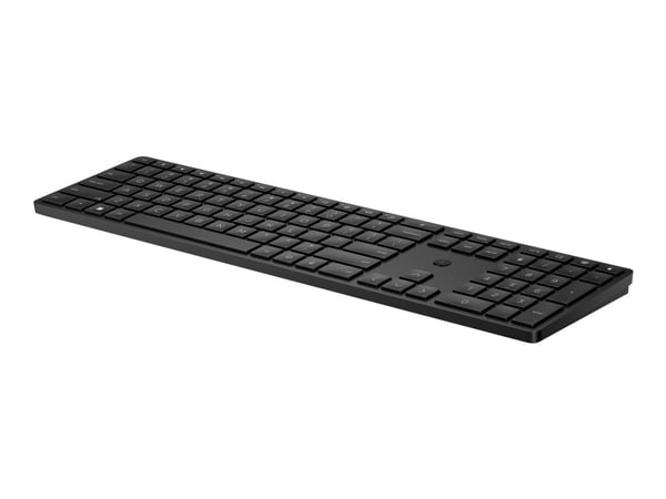 HP 450 - Tangentbord - programmerbar - 100% - full size - trådlös - 2.4 GHz - QWERTY - internationell engelska - svart