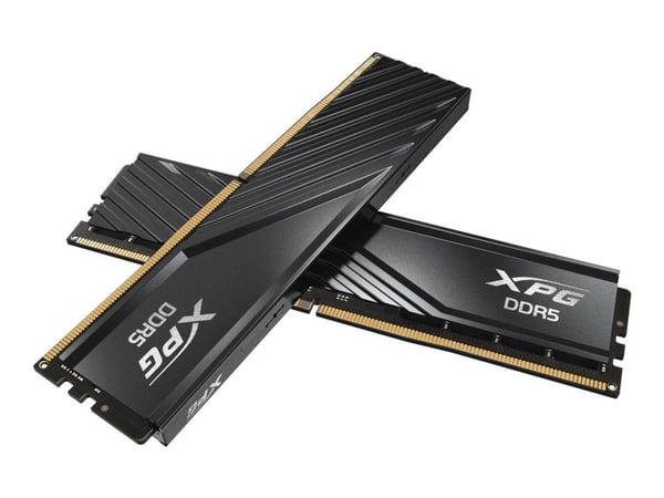 XPG LANCER BLADE - DDR5 - sats - 32 GB: 2 x 16 GB - DIMM 288-pin - 6000 MT/s / PC5-24000 - CL36 - 1.1 - 1.4 V - ej buffrad - on-die ECC - svart