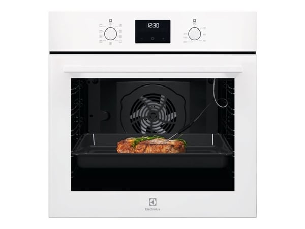 Electrolux SenseCook 600 COB402V - Ovn - innebygd - fordypning - bredde: 56 cm - dybde: 55 cm - høyde: 59 cm - med selvrens - Klasse A+ - hvit