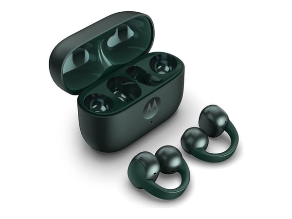 Motorola moto buds loop - True wireless-hodetelefoner med mikrofon - i øret - clip-on - Bluetooth - vandringsgrønn