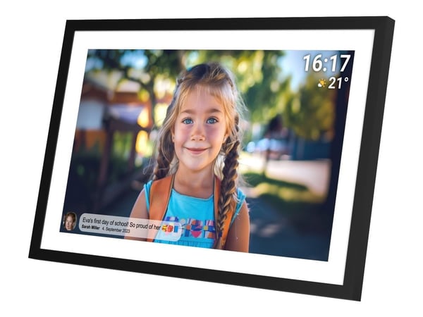 15,6" Denver Frameo PFF-1516 digital ramme - svart