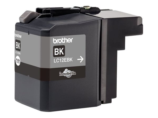 Brother LC12EBK, 2400 sivua, 1 kpl, Kertapakkaus