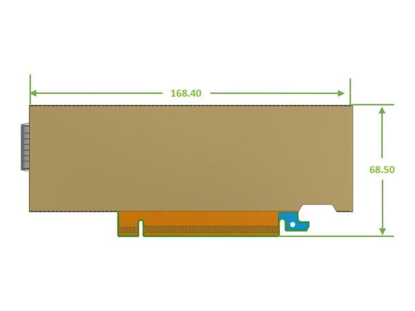 NVIDIA ConnectX-8 C8180 - Nätverksadapter - PCIe 6.0 x16 - 800Gb Infiniband OSFP x 1