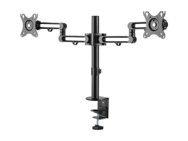 Eaton Tripp Lite Series Flex arm dual desk mount for 13 - 27" screens up to 17.6 lbs per screen - Monteringssett - full bevegelse - for 2 LCD-skjer...