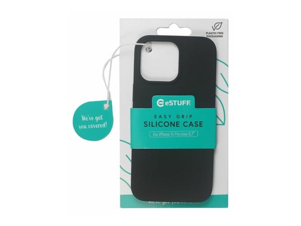 eSTUFF Madrid ES67120008 suojakuori iPhone 14 Pro Max MagSafe-yhteensopiva musta