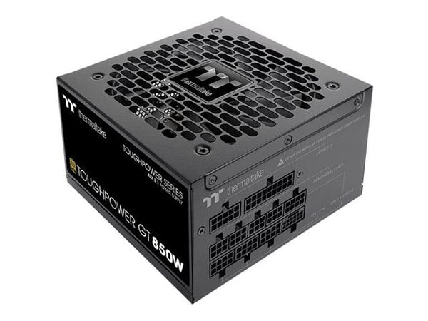 Thermaltake ToughPower GT 850W - Strømforsyning (intern) - ATX12V 3.1/ EPS12V - 80 PLUS Gold - AC 100-240 V - 850 Watt - aktiv PFC - sort