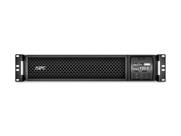 APC Smart-UPS SRT 1000VA RM - UPS (kan monteres i rack) - AC 120 V - 900 watt - 1000 VA - enkeltfase - RS-232, USB, Ethernet 10/100 - utgangskontak...