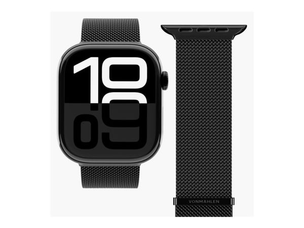 Vonmählen Milanese Loop 2 Musta 38 / 40 / 41 mm 38 / 40 / 41 mm