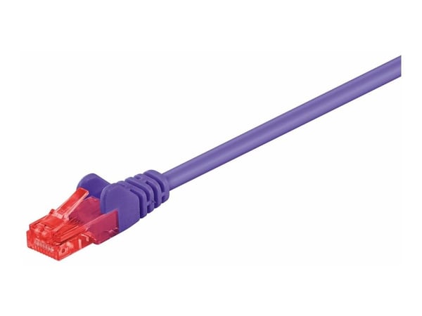 MicroConnect - Nettverkskabel - RJ-45 (hann) til RJ-45 (hann) - 1 m - UTP - CAT 6 - purpur