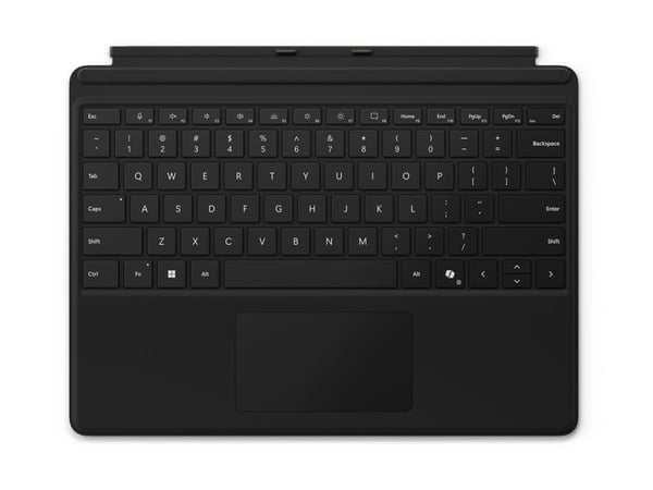 MICROSOFT Surface Pro9/10 Typecover with Slim Pen Storage COMM musta Eng Int CEE English Int CEE