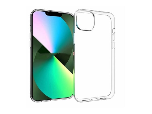 eSTUFF - Baksidedeksel for mobiltelefon - termoplast-polyuretan (TPU) - blank - for Apple iPhone 14 Plus