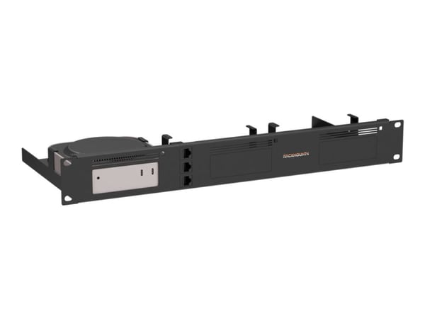 Rackmount.IT RM-AP-T3 - Rack-monteringssett - signal svart - 1U - 19"