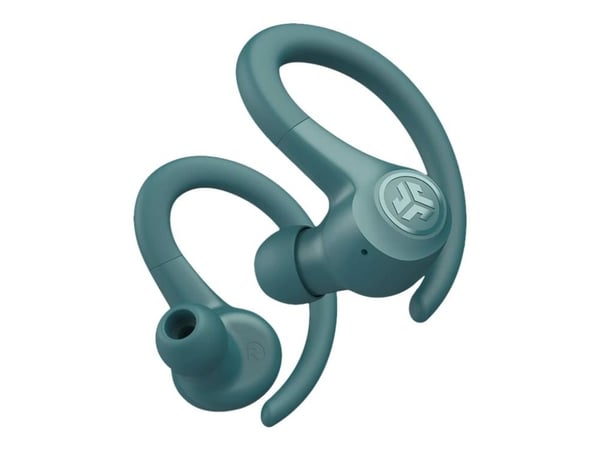 JLab Audio Go Air Sport - True wireless-hodetelefoner med mikrofon - i øret - over-øret-montering - Bluetooth - sjøgrønn