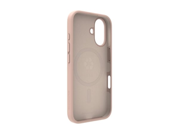 dbramante1928 Monaco - Baksidedeksel for mobiltelefon - MagSafe-samsvar - silikon, plastikk - rosa sand - for Apple iPhone 16