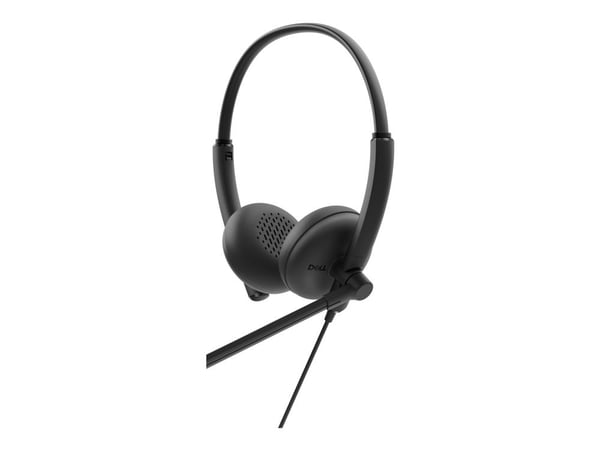 Dell Wired Headset WH125 - Headset - på örat - kabelansluten - USB-A - svart