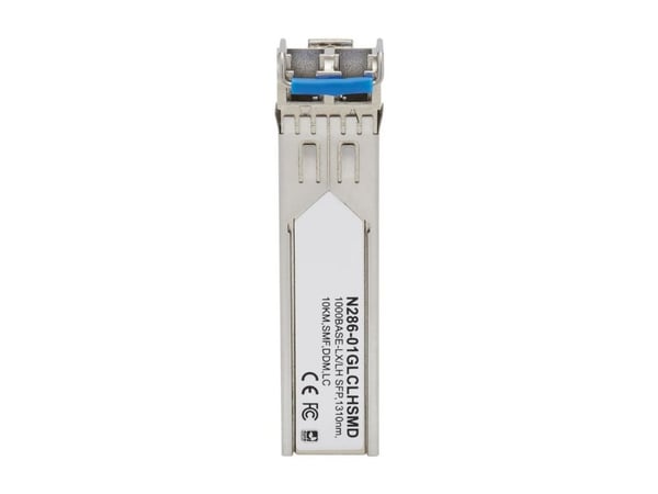 Eaton Tripp Lite Series Cisco-Compatible GLC-LH-SMD SFP Transceiver 10/100/1000Base-LX/LH, DDM, Singlemode LC, 1310 nm, 10km - SFP (mini-GBIC) tran...