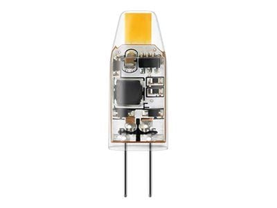 Philips - Halogen lyspære / LED lyspære - form: kapsel - mattslipt finish - G4 - 1 W (ekvivalent 10 W) - klasse F - varmt hvitt lys - 2700 K - blan...