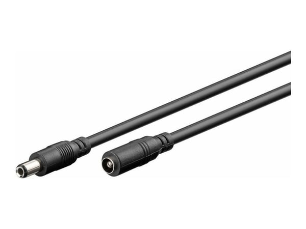 MicroConnect - Strømkabel - DC jackstik 5,5 x 2,5 mm (han) til DC jackstik 5,5 x 2,5 mm (hun) - 10 m - lajittelu