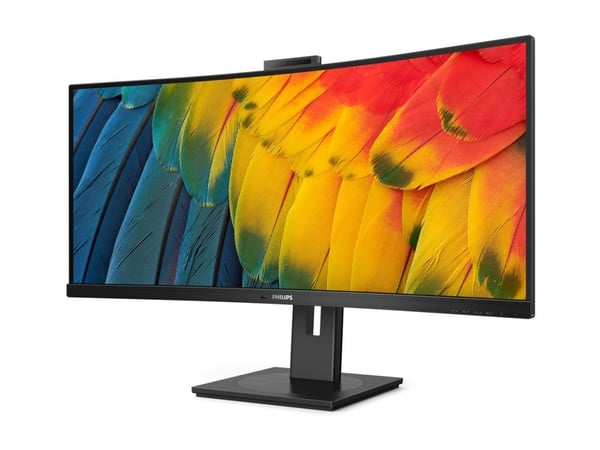 Philips 34B1U5600CH - 5000 Series - LED-skärm - böjd - USB - 34" - 3440 x 1440 WQHD @ 120 Hz - VA - 350 cd/m² - 3000:1 - 4 ms - HDMI, DisplayPort, ...