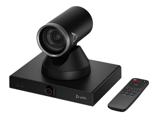 Poly Studio E60 - Konferenssikamera - PTZ - väri - 2 x 8 MP - 3840 x 2160 - 2160p, 4K UHD (3840 x 2160) - ääni - LAN - USB 3.0 - DC 12 V / PoE Plus