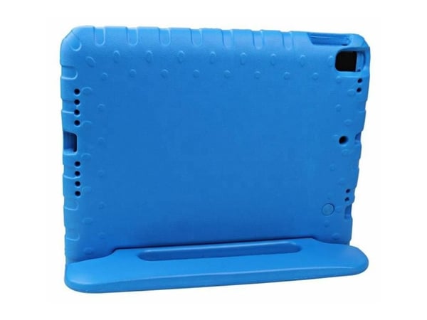 eSTUFF - Baksidedeksel for nettbrett - etylenvinylacetat (EVA), polykarbonat, silikon - blå - 10.2" - for Apple 10.2-inch iPad (7. generasjon, 8. g...