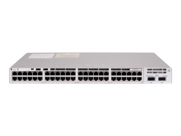 Cisco Catalyst 9200 - Network Essentials - switch - L3 - smart - 40 x 10/100/1000 (PoE+) + 8 x 100/1000/2.5G/5G/10GBase-T - rackmonterbar - PoE+ (7...