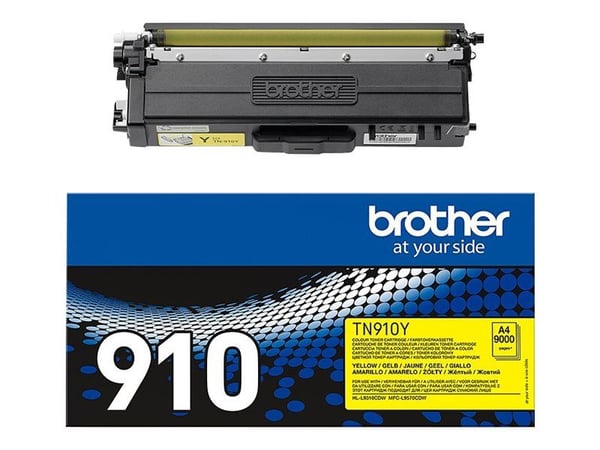 Brother TN-910Y, 9000 sivua, Keltainen, 1 kpl
