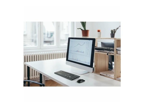 Kensington KM150 EQ - Tastatur- og mussett - full size - trådløs - 2.4 GHz - QWERTY - Pan Nordic - FSC-papp