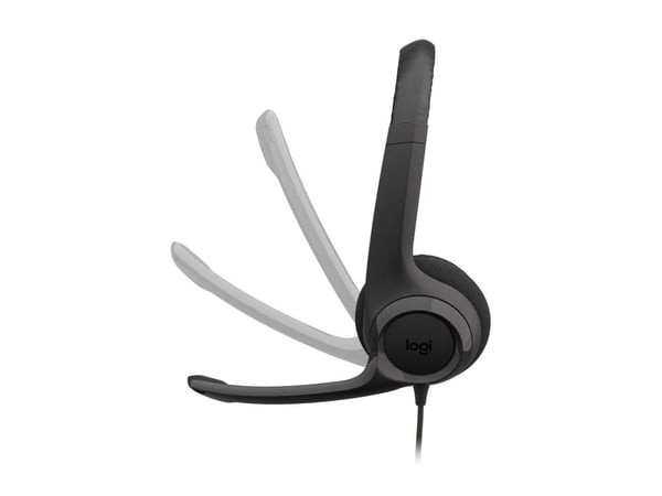 Logitech H390 USB, Langallinen, Puhelut/Musiikki, 20 - 20000 Hz, 197 g, Kuulokkeet, musta