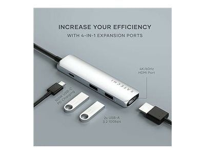 Satechi 4-in-1 - Telakointiasema - USB-C / USB 3.2 Gen 2 x 2 - HDMI