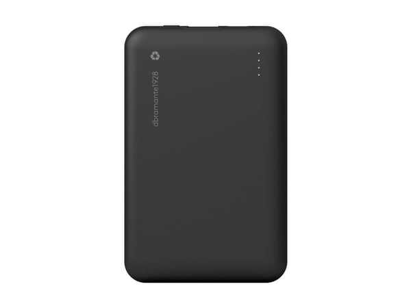 dbramante1928 re-charge - Strømbank - 10000 mAh - 20 watt - Apple 2.4A, PD/PPS, Apple Fast Charge, QC 3.0 - 2 utgangskontakter (USB-C, USB-type A) ...