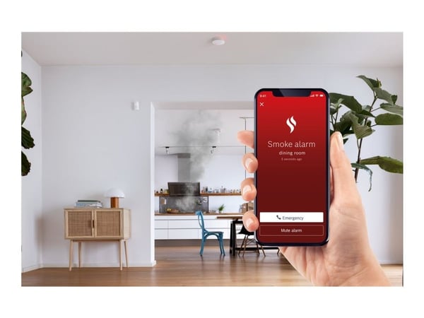 Bosch Smart Home BSD-2 - Røykalarm - trådløs - ZigBee 3.0 - 2.4 - 2.4835 GHz