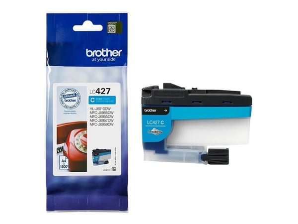 Brother LC427C, 1500 sivua, 1 kpl, Kertapakkaus
