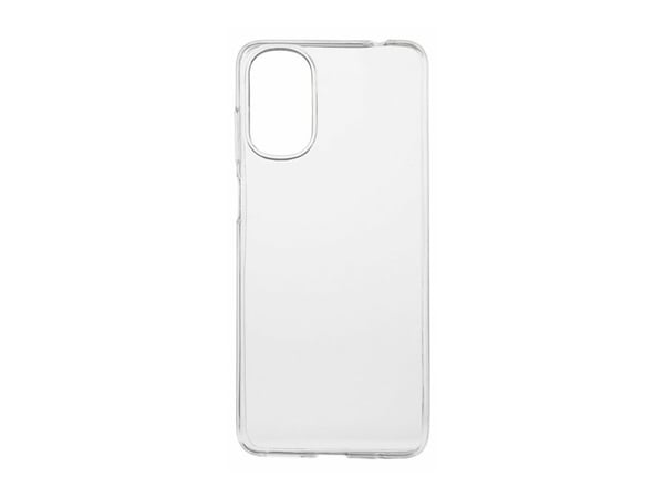 eSTUFF - Bakdeksel til mobiltelefon - termoplastisk polyuretan (TPU) - gjennomsiktig - for Motorola Moto G22