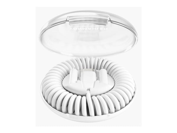 Vonmählen allroundo eco - USB-kabel - 24 pin USB-C (hann) til 24 pin USB-C (hann) - 90 cm - Rask lading - hvit