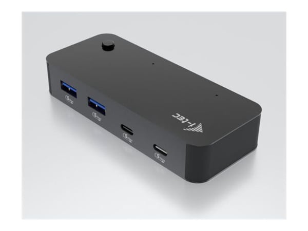 I-TEC UNIVERSAL KVM HUB 2X USB-C + 2X USB-A 3.0-PORT