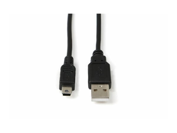 MicroConnect - USB-kabel - USB (hann) til mini-USB type B (hann) - USB 2.0 - 10 m - svart
